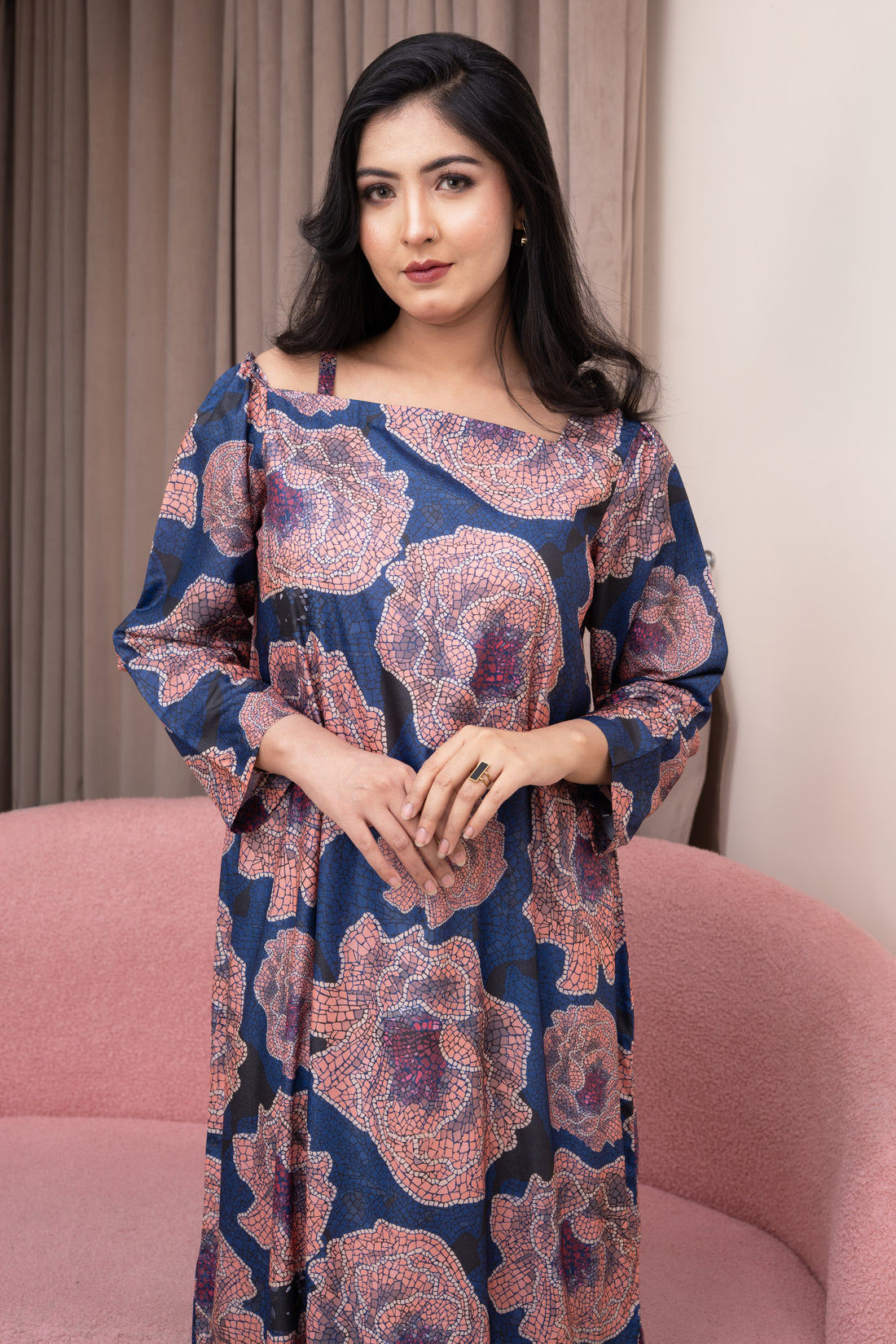 Silk Shirt-Printed (Pret)