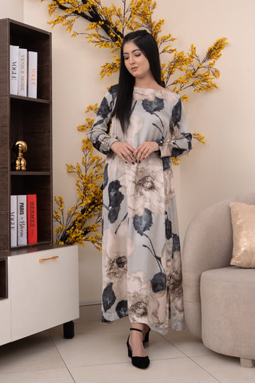 Silk Shirt-Printed (Pret)